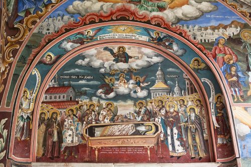 Vlies Fotótapéta - Religious frescoes  - 375x250 cm