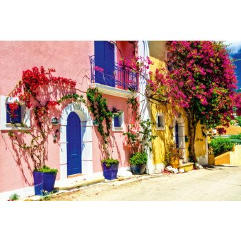 Vlies Fotótapéta - Traditional Assos village - 375x250 cm