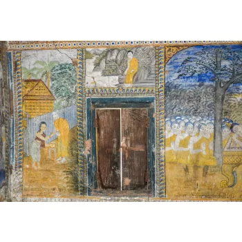 Vlies Fotótapéta - Old painting - 375x250 cm