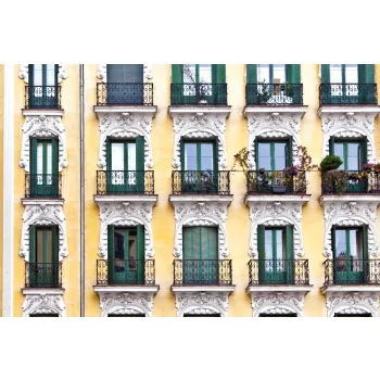   DOWNTOWN MADRID fotótapéta, poszter, vlies alapanyag, 375x250 cm