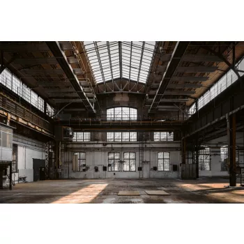 Vlies Fotótapéta - Factory building - 375x250 cm
