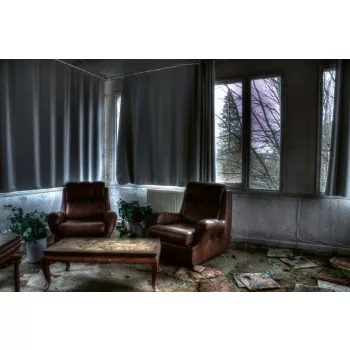 Vlies Fotótapéta - Leather couch - 375x250 cm