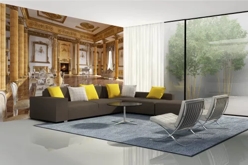 Vlies Fotótapéta - Ballroom and restaurant - 375x250 cm