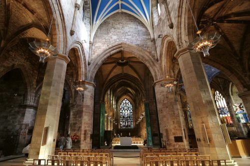 Vlies Fotótapéta - St Giles Cathedral in Edinburgh - 375x250 cm