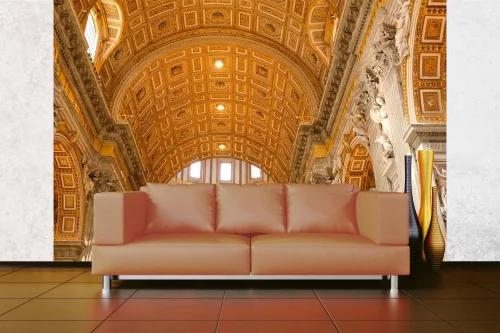 Vlies Fotótapéta - Saint Peter's Basilica, Vatican - 375x250 cm