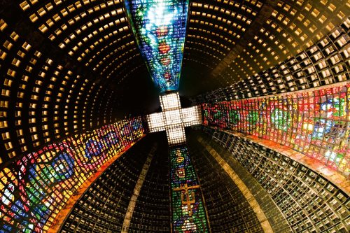 Vlies Fotótapéta - Cathedral interior  - 375x250 cm