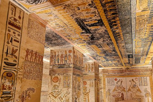 Vlies Fotótapéta - Tomb pharaohs  - 375x250 cm