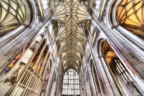 Vlies Fotótapéta - Winchester Cathedral - 375x250 cm