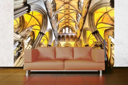 Vlies Fotótapéta - Salisbury Cathedral - 375x250 cm