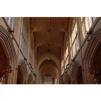 Vlies Fotótapéta - Bath Abbey - 375x250 cm