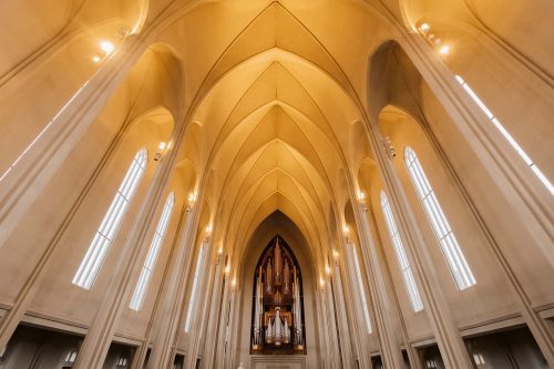 Vlies Fotótapéta - Hallgrimskirkja church  - 375x250 cm