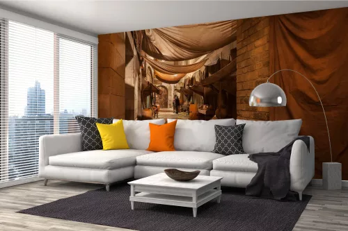 Vlies Fotótapéta - Gothic Quarter in Barcelona - 375x250 cm