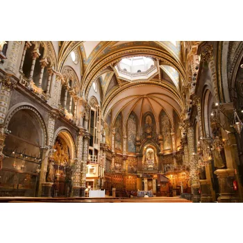 Vlies Fotótapéta - Montserrat Monastery - 375x250 cm
