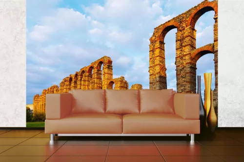 Vlies Fotótapéta - Acueducto de los Milagros  - 375x250 cm