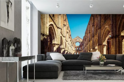 Vlies Fotótapéta - Ancient Abbey San Galgano - 375x250 cm
