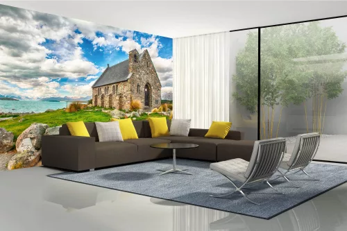 The Church of the Good Shepherd, New-Zealand fotótapéta, poszter, vlies alapanyag, 375x250 cm
