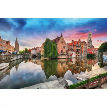   BRUGES, BELGIUM fotótapéta, poszter, vlies alapanyag, 375x250 cm