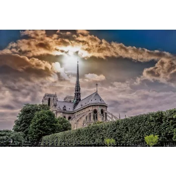 Vlies Fotótapéta - Notre-Dame-székesegyház - 375x250 cm