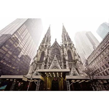   Vlies Fotótapéta - Cathedral Saint Patrick, New York - 375x250 cm