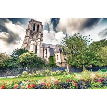 Vlies Fotótapéta - Notre-Dame-székesegyház - 375x250 cm