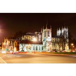 Vlies Fotótapéta - Westminster Abbey at night - 375x250 cm