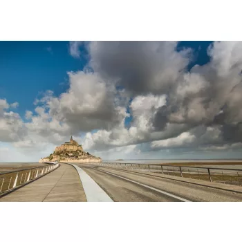 Vlies Fotótapéta - Mont Saint Michel - 375x250 cm