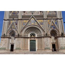 Vlies Fotótapéta - Cathedral in Orvieto - 375x250 cm