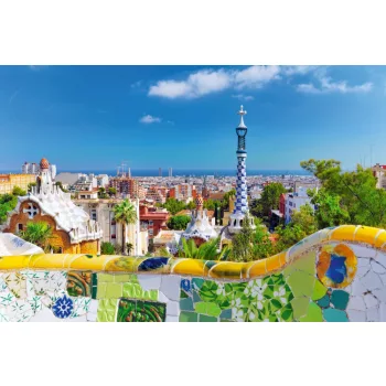   PARK GÜELl fotótapéta, poszter, vlies alapanyag, 375x250 cm