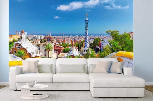 PARK GÜELl fotótapéta, poszter, vlies alapanyag, 375x250 cm