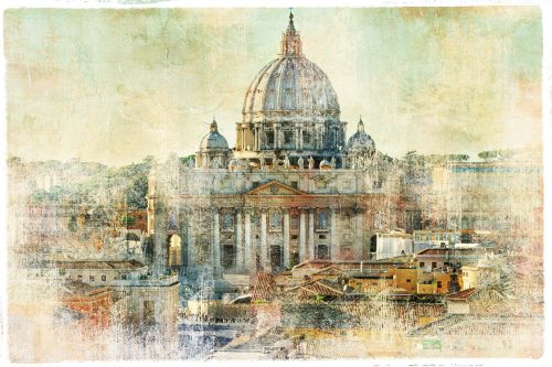 Vlies Fotótapéta - st Pietro, Vatican - 375x250 cm