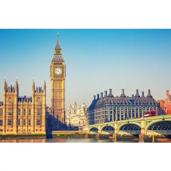 Vlies Fotótapéta - Westminster bridge - 375x250 cm