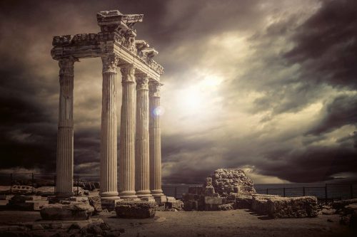 Vlies Fotótapéta - Apollon Temple - 375x250 cm