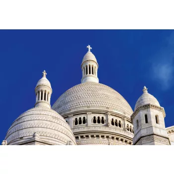   Vlies Fotótapéta - Sacré Coeur (Szent Szív) bazilika - 375x250 cm