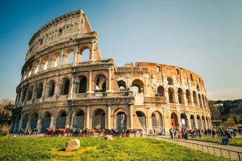 Vlies Fotótapéta - Coliseum in Rome - 375x250 cm