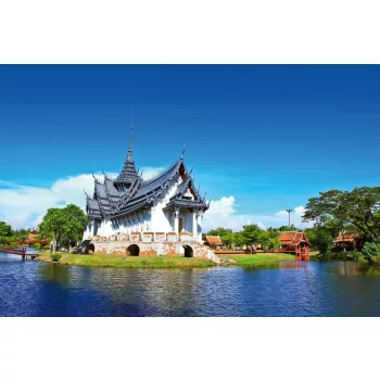 Vlies Fotótapéta - Thai temple - 375x250 cm