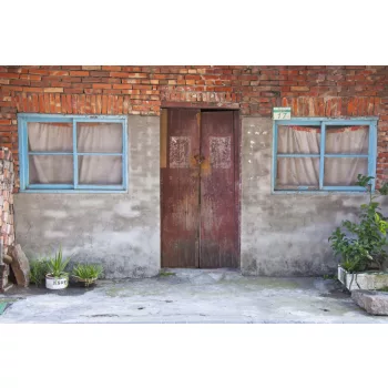 Vlies Fotótapéta - Brick house - 375x250 cm
