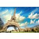 Vlies Fotótapéta - Eiffel Tower Sunny Day - 375x250 cm
