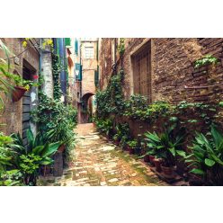 Vlies Fotótapéta - Hidden Street in Siena - 375x250 cm