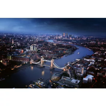 Vlies Fotótapéta - London with Tower Bridge - 375x250 cm
