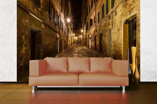 Vlies Fotótapéta - Medieval Town - 375x250 cm
