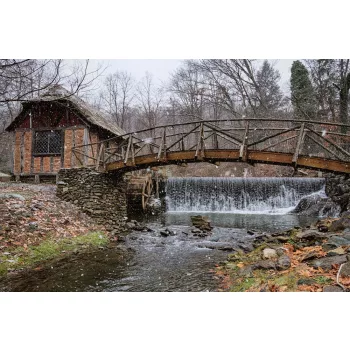 Vlies Fotótapéta - Old Mill - 375x250 cm
