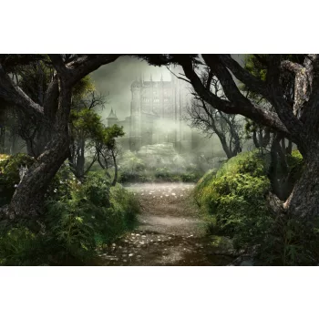   Vlies Fotótapéta - Passage to mysterious castle - 375x250 cm