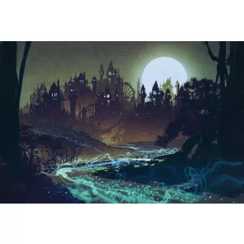 Vlies Fotótapéta - Mysterious river - 375x250 cm