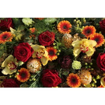 Vlies Fotótapéta - Floral arrangement - 375x250 cm