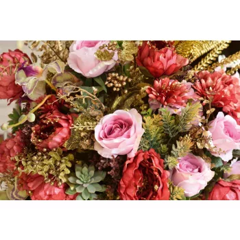 Vlies Fotótapéta - Colourful Flower Bouquet - 375x250 cm