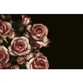 Vlies Fotótapéta - Flowers Bouquet Background - 375x250 cm