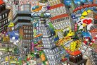 Vlies Fotótapéta - City cartoon zoom - 375x250 cm