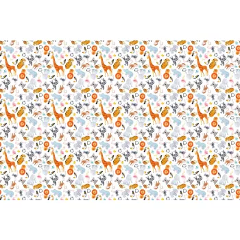 Vlies Fotótapéta - Safari pattern - 375x250 cm