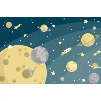 Vlies Fotótapéta - Space background - 375x250 cm
