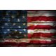 Vlies Fotótapéta - American Flag ob Boards - 375x250 cm